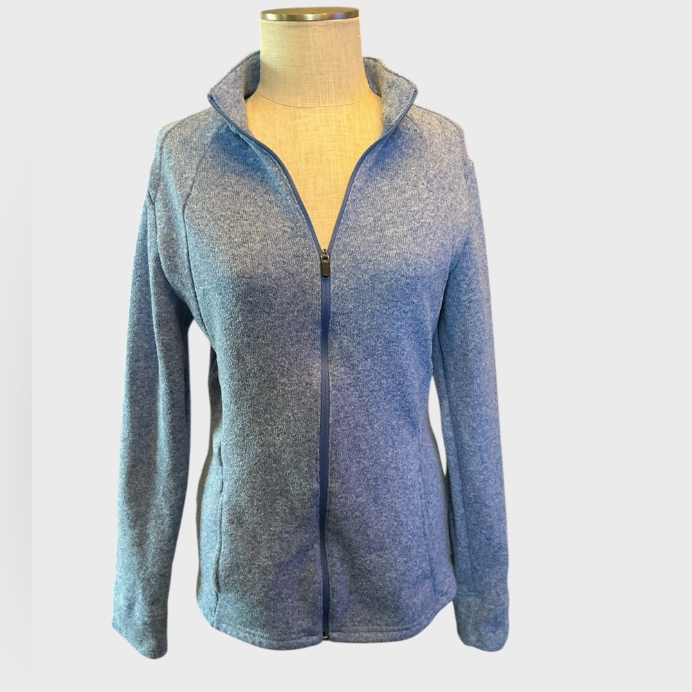 PGA TOUR Women’s Blue Performance Full Zip Jacket XL Stretch Golf Layer